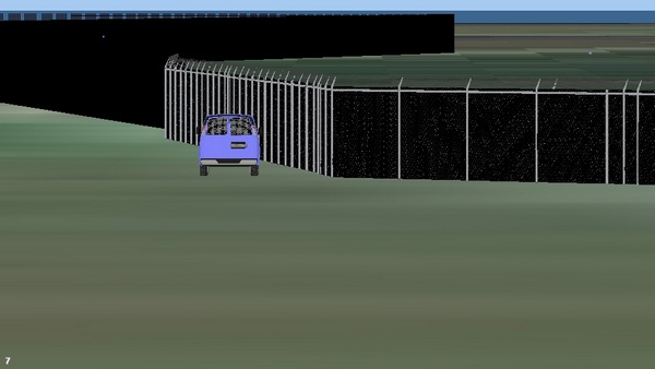 PTZ camera perimeter airport 3D view